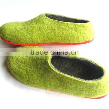 Best Selling Handmade Eco-friendly Plain Felt Slippers