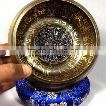 High Quality Om Mane Padhme Hun Meditation Tibetan Singing Bowl photo-6