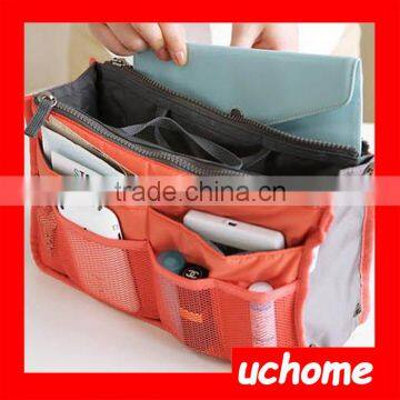 UCHOME Nylon Fabric Double Zipper Multifunctional Bag Organizer Cosmetic Bag photo-3