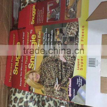 UCHOME Polyester With Sleeves Adult Cozy Snuggie Coral Fleece tv Blanket Solid Color Adult Hooded Cozy Blanket photo-6