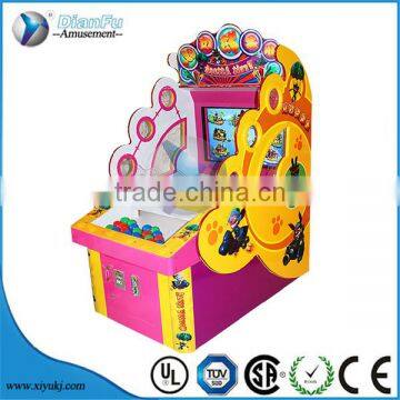 2016 new arrived kids coin operated tickets redemption fruit spy shooting game machine