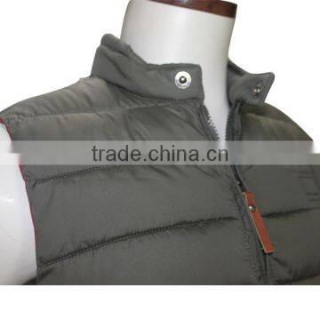 Men's Fashion Cold Weather Winter Sleeveless Puffy Vest High Neck Hooded photo-4
