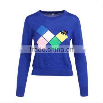 2017 Fashion Knitted Sweater Pullover Jumpers Knit Woman Sweater photo-4