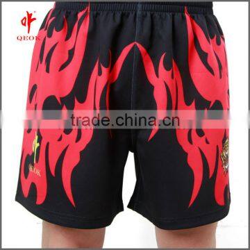 Specialty Red Color Football Rugby Shorts photo-3