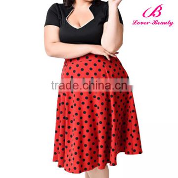 2016 newest fat women plus size dress