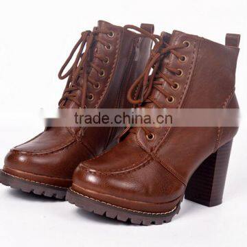 GZY Perfect Steps Shoes Famale Boots Officer Lady Charming Causal Design 2017 Wholesale Guanghzhou Export China Stock photo-2
