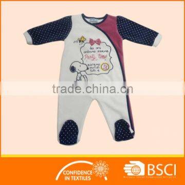 Long Sleeved Cartoon Soft Baby Cotton Romper