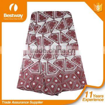 African Fashion Embroidery Lace SL03003-2 New Design Beaded Swiss Voile Lace photo-4