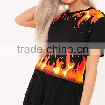 Wholesale Bulk Women Cotton Short Pajamas Summer Pyjama Set With Private Design Black PJ Set photo-3