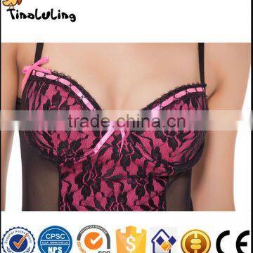 Ladies Transparent Mini Dress Sexy Sleepwear Busty Babydoll Sexy Lingerie Manufacture for Women photo-2