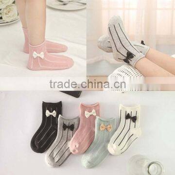 Hot Sales Korea Fashion Sweet Kids Soft Touch Girls Ankle Sock photo-2