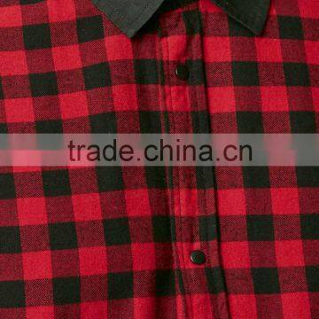 Mans Extra Long Plaid Dyed Shirts Latest Design photo-2