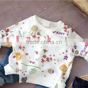 2-7 Years 2017 New Wholesale Autumn Cotton Full Sleeves Flowers Boys Girls Coats photo-4