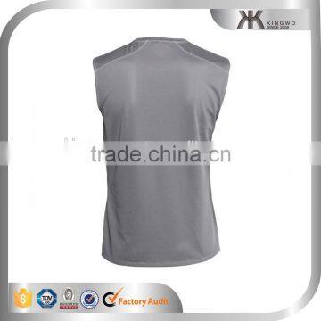 Hot Sale Sports Vest Plain Breathable Quick Dry Mens Tank Top photo-3