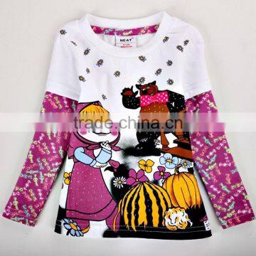 Hot sale high quality lightweight custom long sleeve t shirt baby