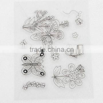 PVC rubber stamp transparent decorative stamp for kids DIY Crafting Scrapbooking