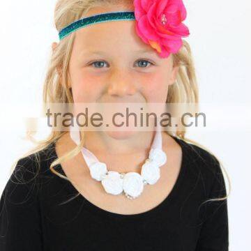 Latest 3/4sleeves Back White Mother and Daughter Dress Design Mommy and me Maxi Dress 2016 photo-4