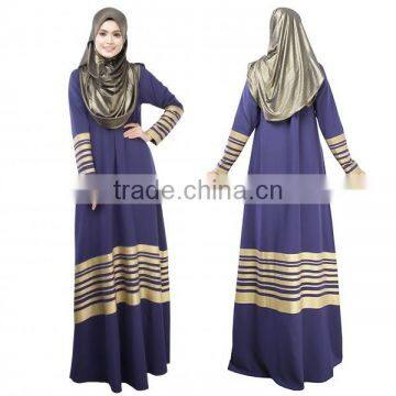 Walson 2017 New Arival Dubai Fancy Kaftan Abaya Ladies Wholesale Maxi Muslim Dress photo-3