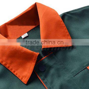 High Quality Green Long Sleeve Durable Working Uniforms photo-3