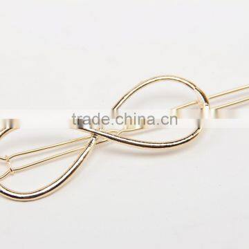 Gold Infinit Hair Clip Barrette photo-2