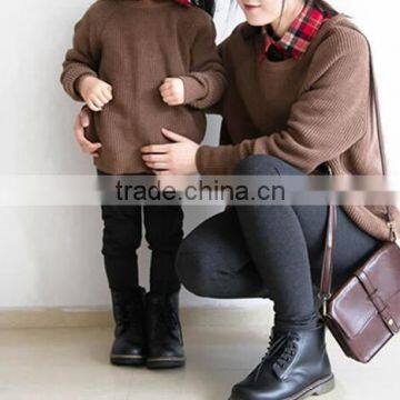 Factory supply parent-child leggings blank causal leggings