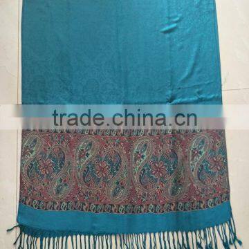 New Design Winter Women's Pashmina Stole Scarves Long Printed Shawls photo-2