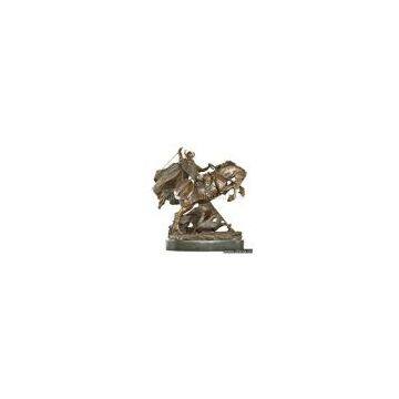 Sell Bronze Sculpture Solider on Horse