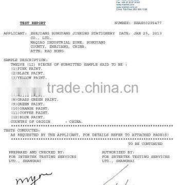 12 color pencil lead-paint