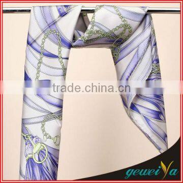 Fashion High Quality Silk Digital Printing Spring Scarf