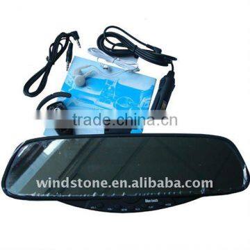 Bluetooth Handsfree Car Kit With FM Earpiece Car Rearview Mirror Bluetooth Handsfree Mirror