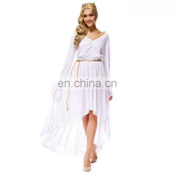 Fast Delivery Pure White Erotic V Neck T-shirt Women Beach Dress photo-2