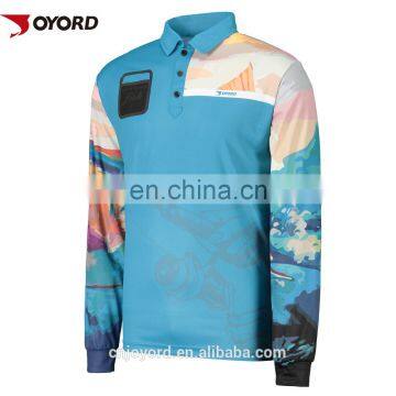 Custom Long Sleeve quick dry fishing shirts Wholesale performance sublimated polyester Fishing Shirts123