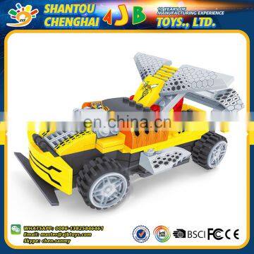 Best price 194PCS deft design plastic custom car building blocks toy