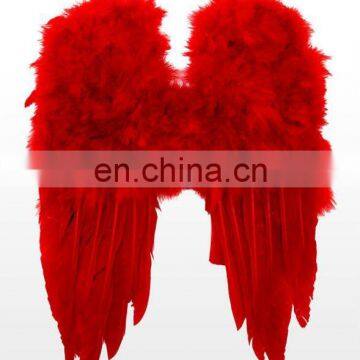 Party feather angel red wings (party decoration) MW-0009