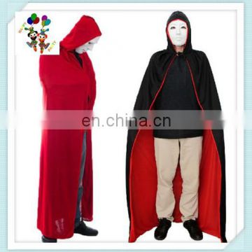 Double Sides Black Red Halloween Party Capes with Hood HPC-0525