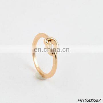 Mini cute gold knot ring jewelry