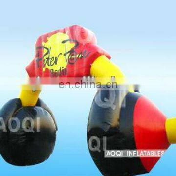 cartoon inflatable earphone model