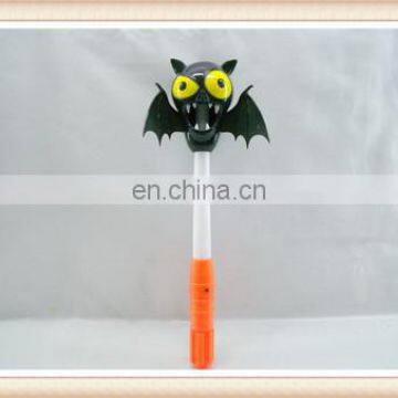 halloween plastic bat toys led flashing light stick