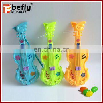 Shantou factory plastic music instruments toy candy