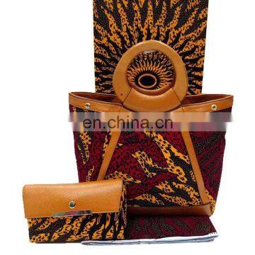 Fashion model leather handbags African handbags matching handbags for party HW4121425B
