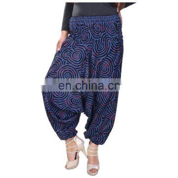 Printed Cotton Aladdin Harem Pyjama Trouser Pant