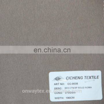 CC-0035 2014 New Styles cotton and spandex CTN/SP 95/5 Ponte Roma knitted Fabric for garments