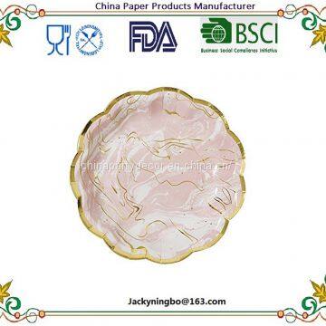 Ningbo PartyKing Hot Sale Performa Peaceful Snow Holiday Disposable Dinner Paper Plates photo-3