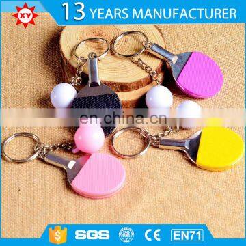 Customized OEM Promotional Plastic wooden handicrafts keyring