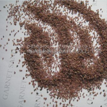 River garnet sand for sandblasting and waterjet cutting