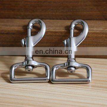 Custom fashion metal swivel clasp hooks dog hooks for handbag accessories snap hook