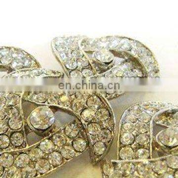 2013 new rhinestone hair flower embellishment garment accessory button