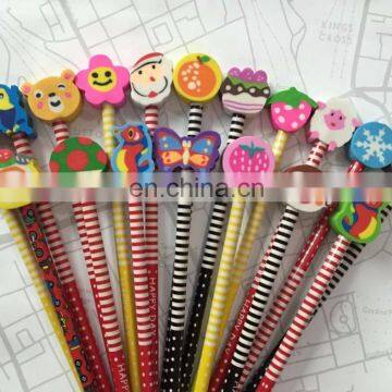 Mini eraser animal pencil topper