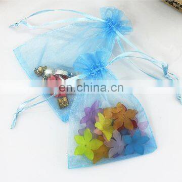 Custom organza drawstring pouch bag