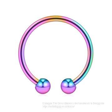 Ins Hot Sell Stainless Steel Smooth Ball Earrings, Nose Studs Earrings, Piercing Earrings, Body Piercing, Foreign Trade Jewelry Manufacturers photo-4